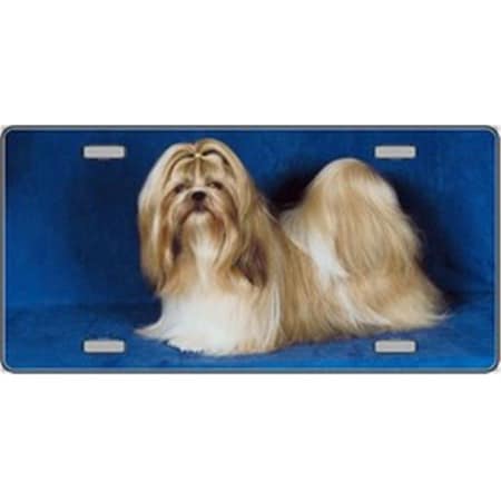 Shih Tzu Dog Pet Novelty License Plates- Full Color Photography License Plates